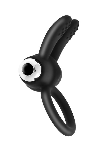S PLEASURES - DUO FLAP RING BLACK