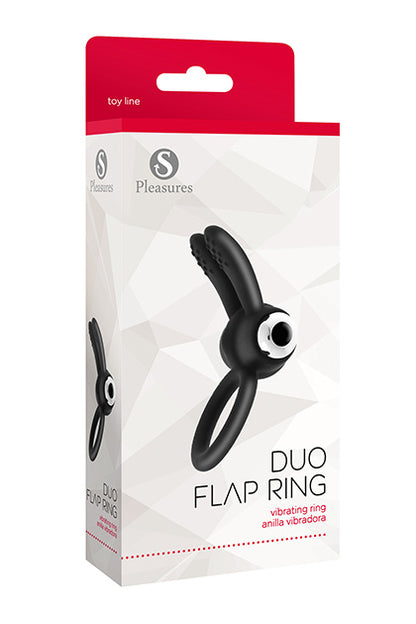 S PLEASURES - DUO FLAP RING BLACK