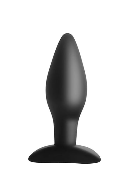 S PLEASURES - SILICONE BUTT PLUG SMALL BLACK