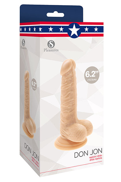 S PLEASURES - DON JON REALISTIC DILDO 15,5 CM