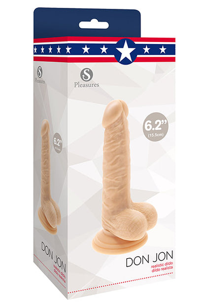 S PLEASURES - DON JON REALISTIC DILDO 15,5 CM