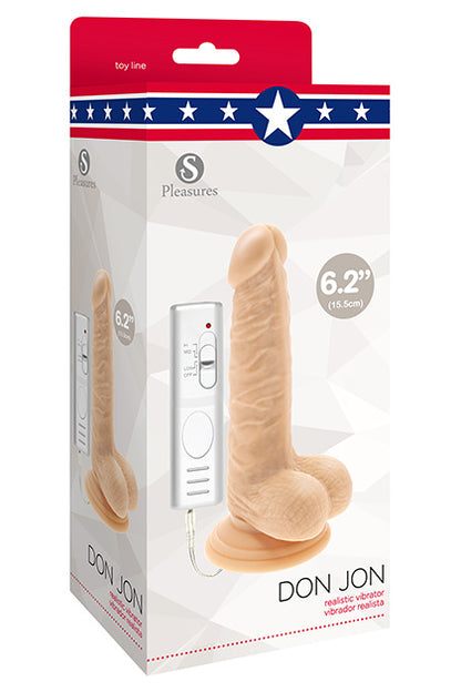 S PLEASURES - VIBRADOR REALISTA DON JON 15,5 CM