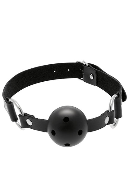 S PLEASURES - BREATHABLE BALL GAG BLACK