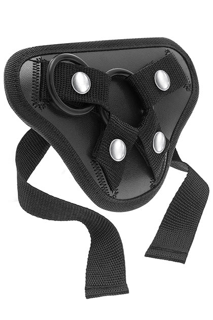 S PLEASURES - BLACK HARNESS - 2 RING HARNESS