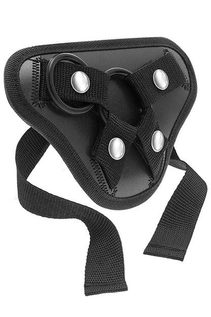 S PLEASURES - BLACK HARNESS - 2 RING HARNESS