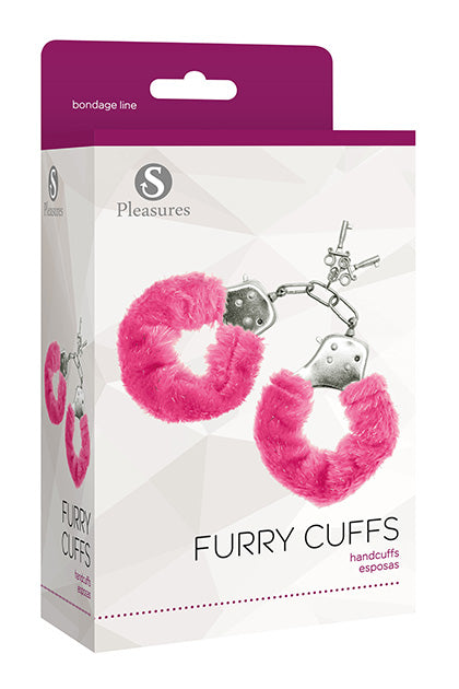 S PLEASURES - FURRY CUFFS PINK