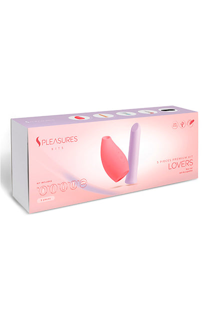 S PLEASURES KITS - LOVERS KIT - CORAL & PURPLE