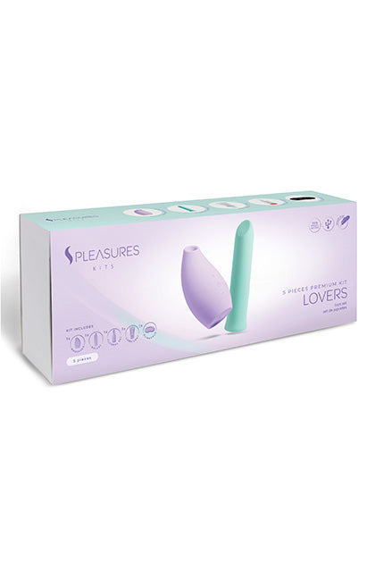 KITS DE S PLEASURES - KIT PARA PAREJAS - PÚRPURA Y MENTA