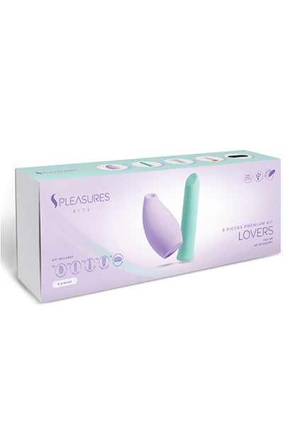 KITS DE S PLEASURES - KIT PARA PAREJAS - PÚRPURA Y MENTA