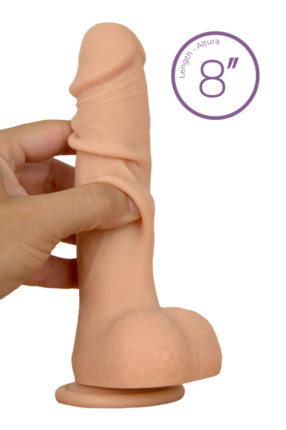 S PLEASURES REALISTIC - RICARDO 8- FLESH