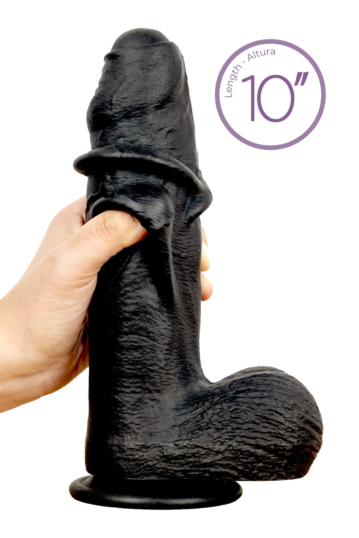 S PLEASURES REALISTIC - PAOLO 10 - BLACK