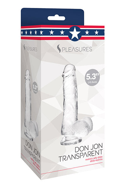 S PLEASURES - JELLY DILDO TRANSPARENT