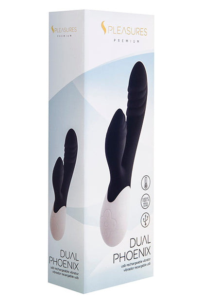 S PLEASURES PREMIUM LINE - DUAL PHOENIX BLACK