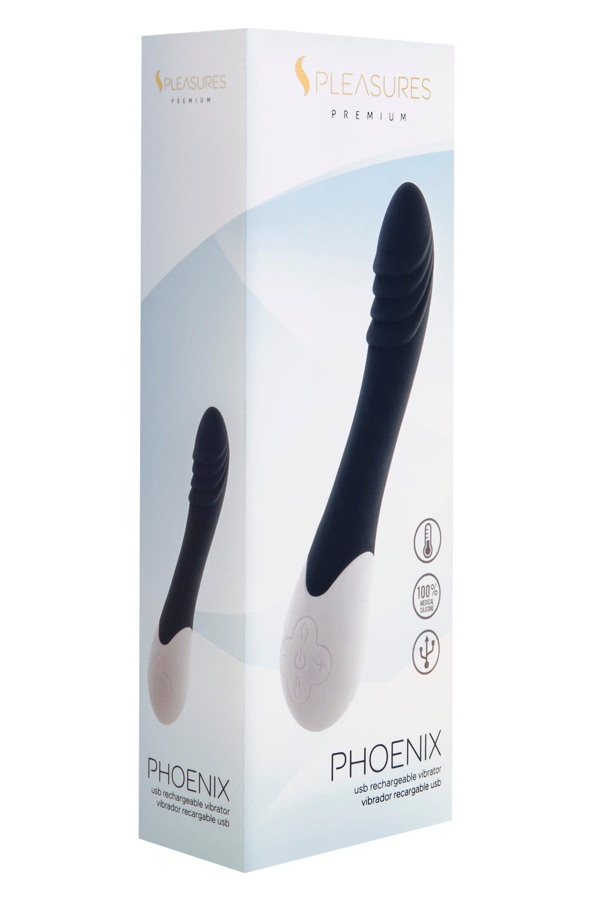 S PLEASURES PREMIUM LINE - PHOENIX VIBRATOR BLACK