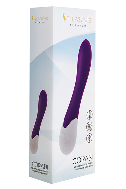 GAMME PREMIUM S PLEASURES - VIBRATEUR CORABI VIOLET