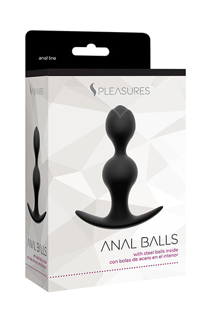 S PLEASURES - ANAL BALLS BLACK