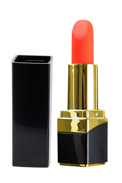 S PLEASURES - LIPSTICK VIBRATOR BLACK/RED