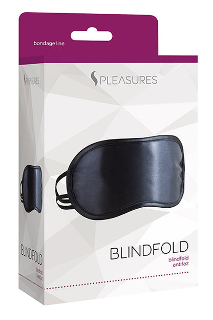 S PLEASURES - BLINDFOLD BLACK
