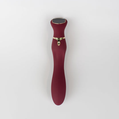 VIOTEC - VIBRADOR PUNTO G DE PANTALLA TÁCTIL CHANCE EN COLOR VINO