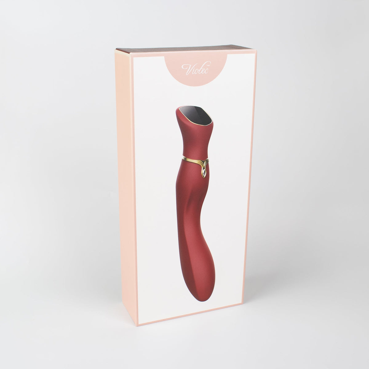 VIOTEC - VIBRADOR PUNTO G DE PANTALLA TÁCTIL CHANCE EN COLOR VINO