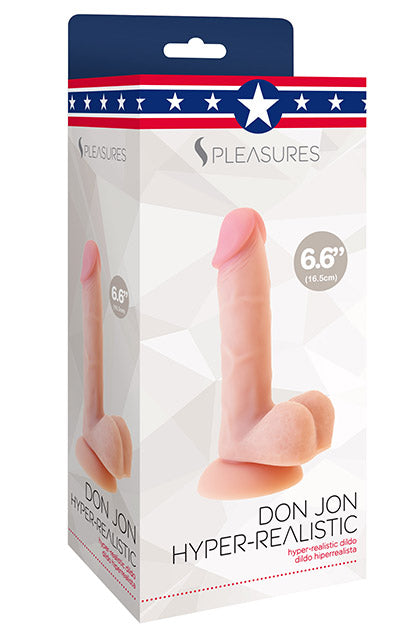 S PLEASURES - DON JON FLESH HIPERREALISTIC 16,5 CM