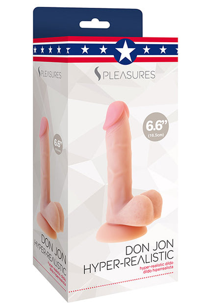S PLEASURES - DON JON FLESH HIPERREALISTIC 16,5 CM
