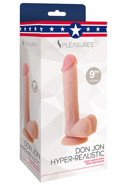 S PLEASURES - DON JON FLESH HIPERREALISTIC 22,5 CM