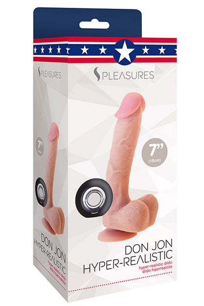 S PLEASURES - DON JON FLESH REALISTIC 21CM - REMOTE