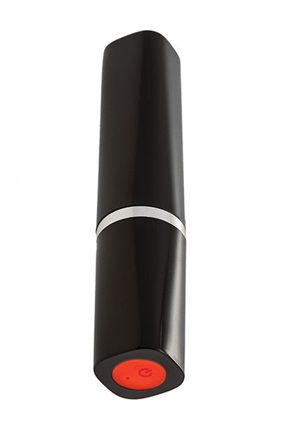 LIPSTICK VIBRATOR - BLACK/RED