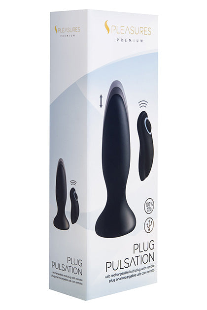 S PLEASURES PREMIUM LINE - PLUG PULSATION BLACK