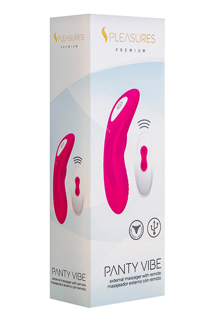 S PLEASURES PREMIUM LINE - PANTY VIBE PINK