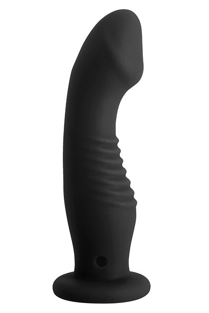 S PLEASURES VELVET - VIBRATING DILDO AEON BLACK