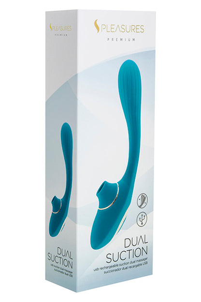 S PLEASURES PREMIUM LINE - DUAL SUCTION TURQUOISE