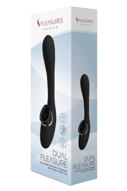 S PLEASURES PREMIUM LINE - DUAL PLEASURES - BLACK