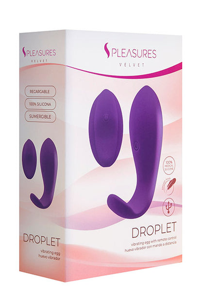 S PLEASURES VELVET - DROPLET PURPLE