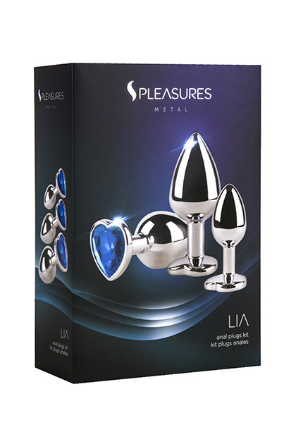 S PLEASURES METAL - METAL LIA BLUE