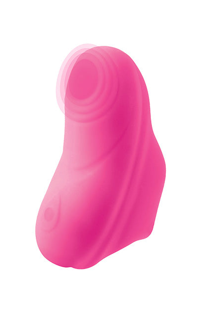 S PLEASURES LÍNEA PREMIUM - VIBRADOR PARA DEDO - ROSA