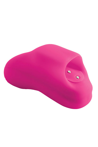 S PLEASURES LÍNEA PREMIUM - VIBRADOR PARA DEDO - ROSA