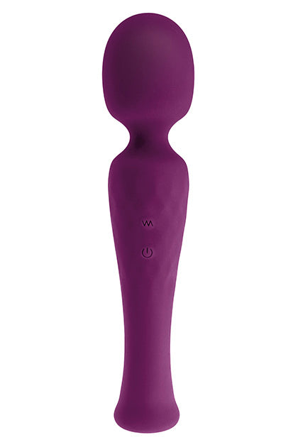 S PLEASURES VELVET - WAND MASSAGER PURPLE