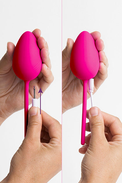 S PLEASURES VELVET - EGG VIBRATOR ODETTE - CERISE