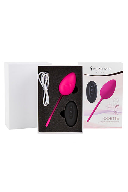 S PLEASURES VELVET - EGG VIBRATOR ODETTE - CERISE