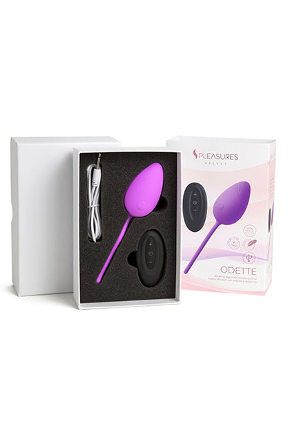 S PLEASURES VELVET - EGG VIBRATOR ODETTE - CANDY VIOLET