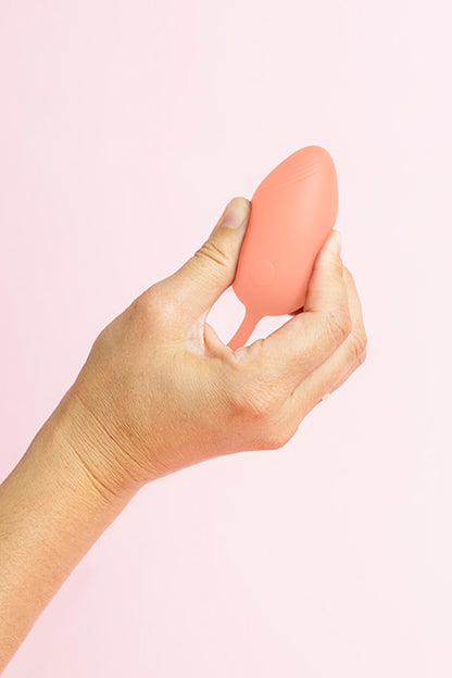 S PLEASURES VELVET - EGG VIBRATOR ODETTE - PEACH