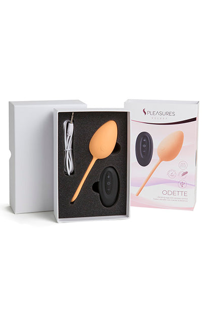 S PLEASURES VELVET - EGG VIBRATOR ODETTE - PEACH