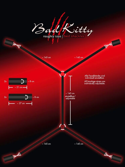 ORION - BAD KITTY - BAD KITTY BED SHACKLES