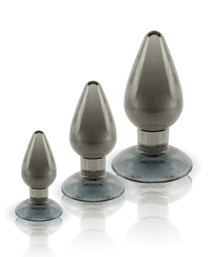 NMC - BLACK AXINITE 3 IN 1 ANAL PLUG KIT SET III