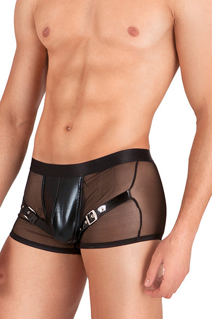 S PLEASURES LINGERIE - BOXER NEGRO TU