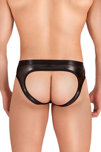 S PLEASURES LINGERIE - SLIP SUSPENSORIO NEGRO TU