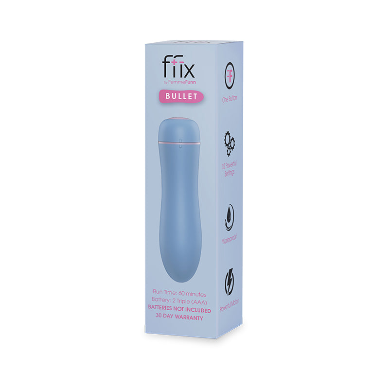 FFIX - FEMMEFUNN FFIX BULLET WATERPROOF VIBRATOR LIGHT BLUE