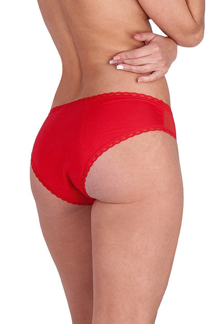 FEMME RÉPUBLIQUE - CULOTTE MENSTRUELLE L - ROUGE